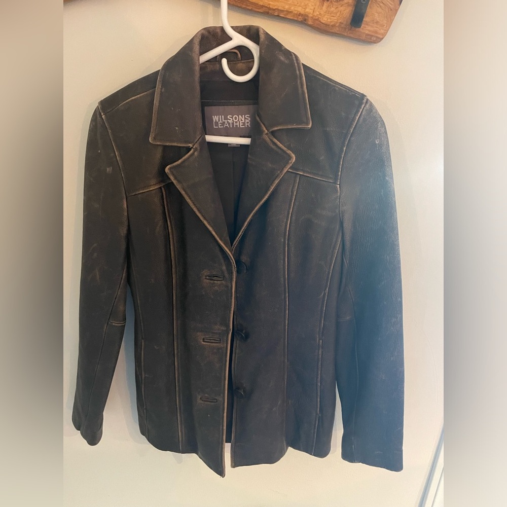 Vintage Wilson’s Leather Jacket Women’s Size Small